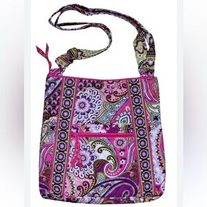 VERA BRADLEY Very Berry Paisley Large Hipster Bag Purse Crossbody BRAND NEW